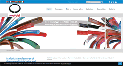 Desktop Screenshot of mafdel-belts.com